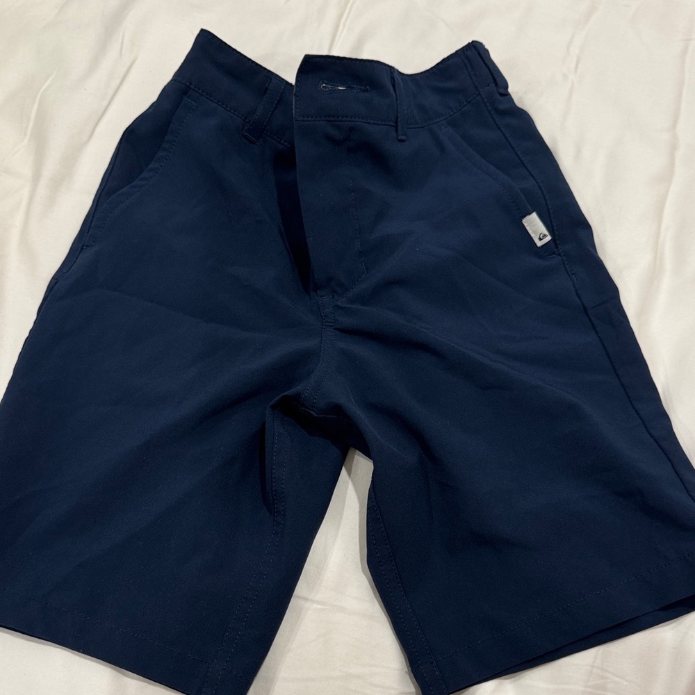 Kids Navy Blue Shorts quiksilver 7 worn